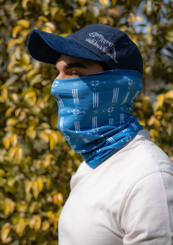 Masai Mara Neck Gaiter Blue