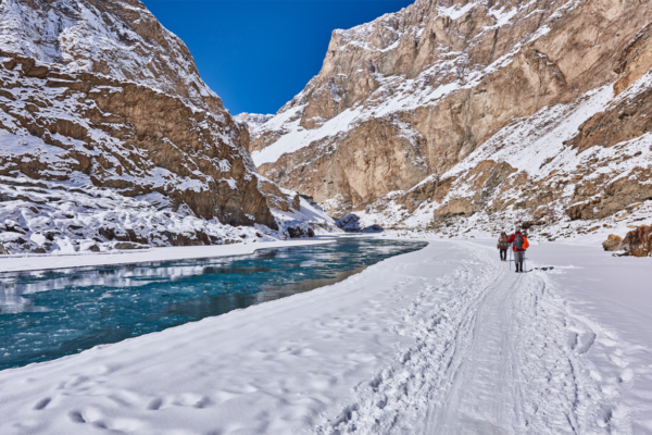 frozen lake walks