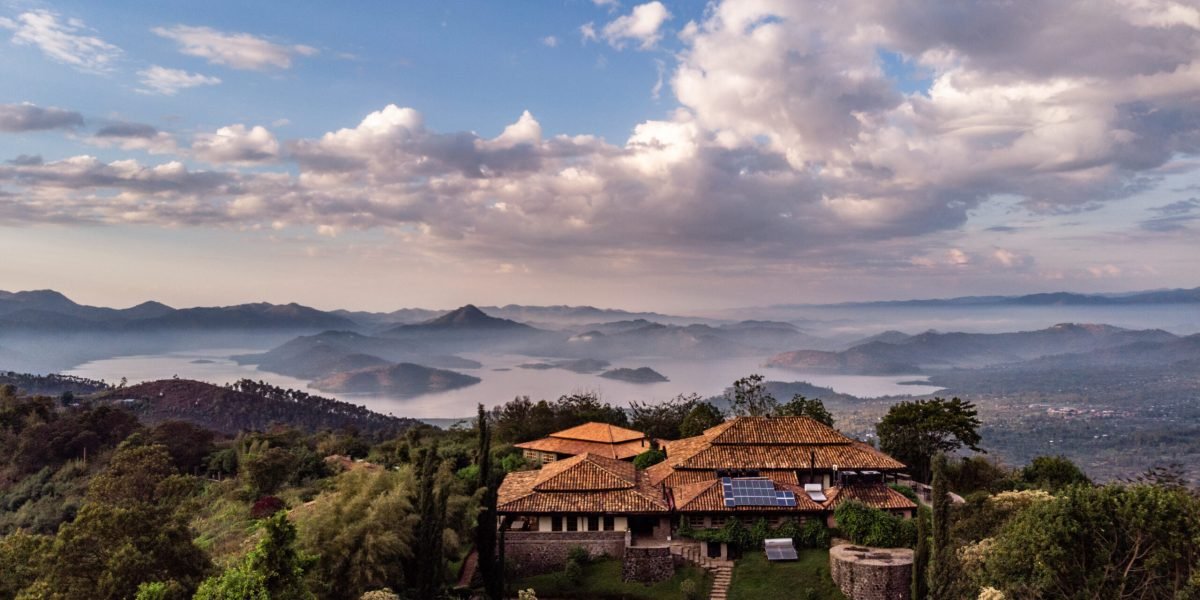 Virunga Lodge Aerial View